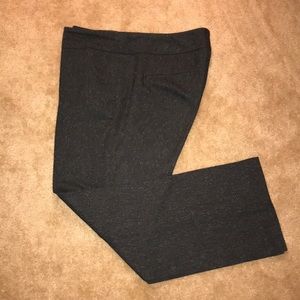 Ann Taylor Factory curvy black/heathered pants